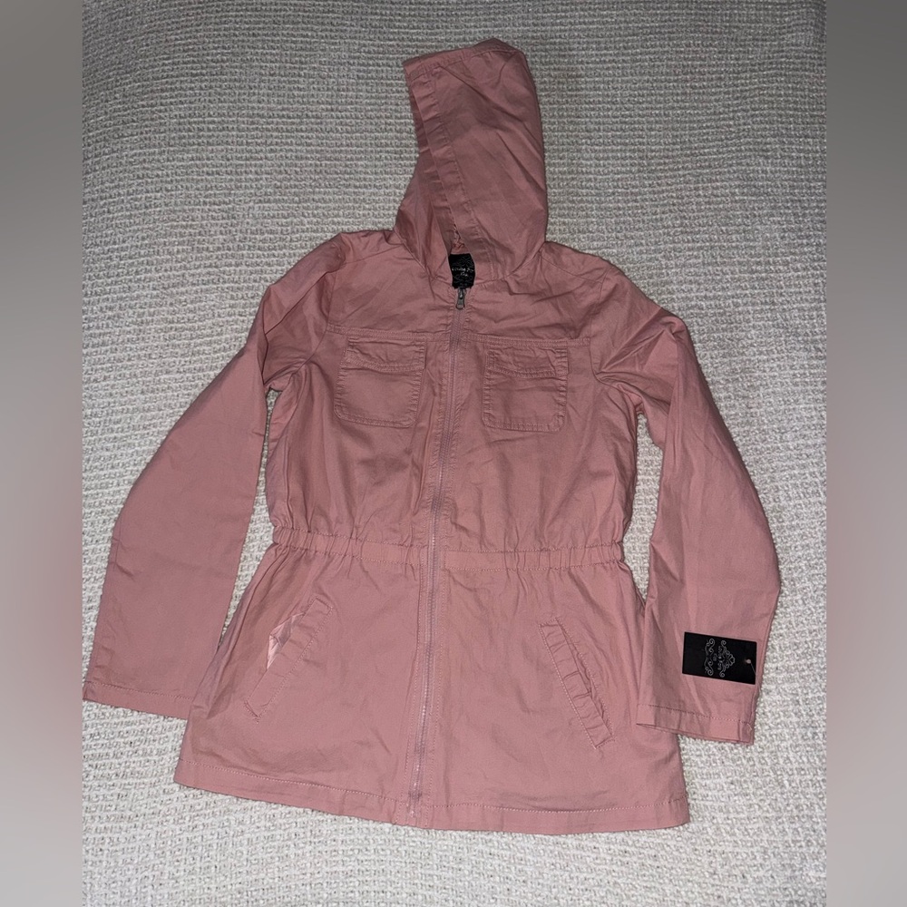 Girls Louise kids paris Pink Hooded Jacket